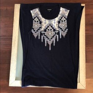 Express Maxi Dress with Sequin Detailing